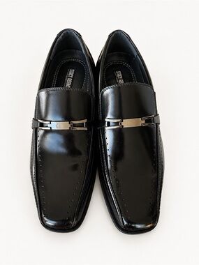 Stacy Adams Men’s Black Leather Dress Loafers – Size 8M